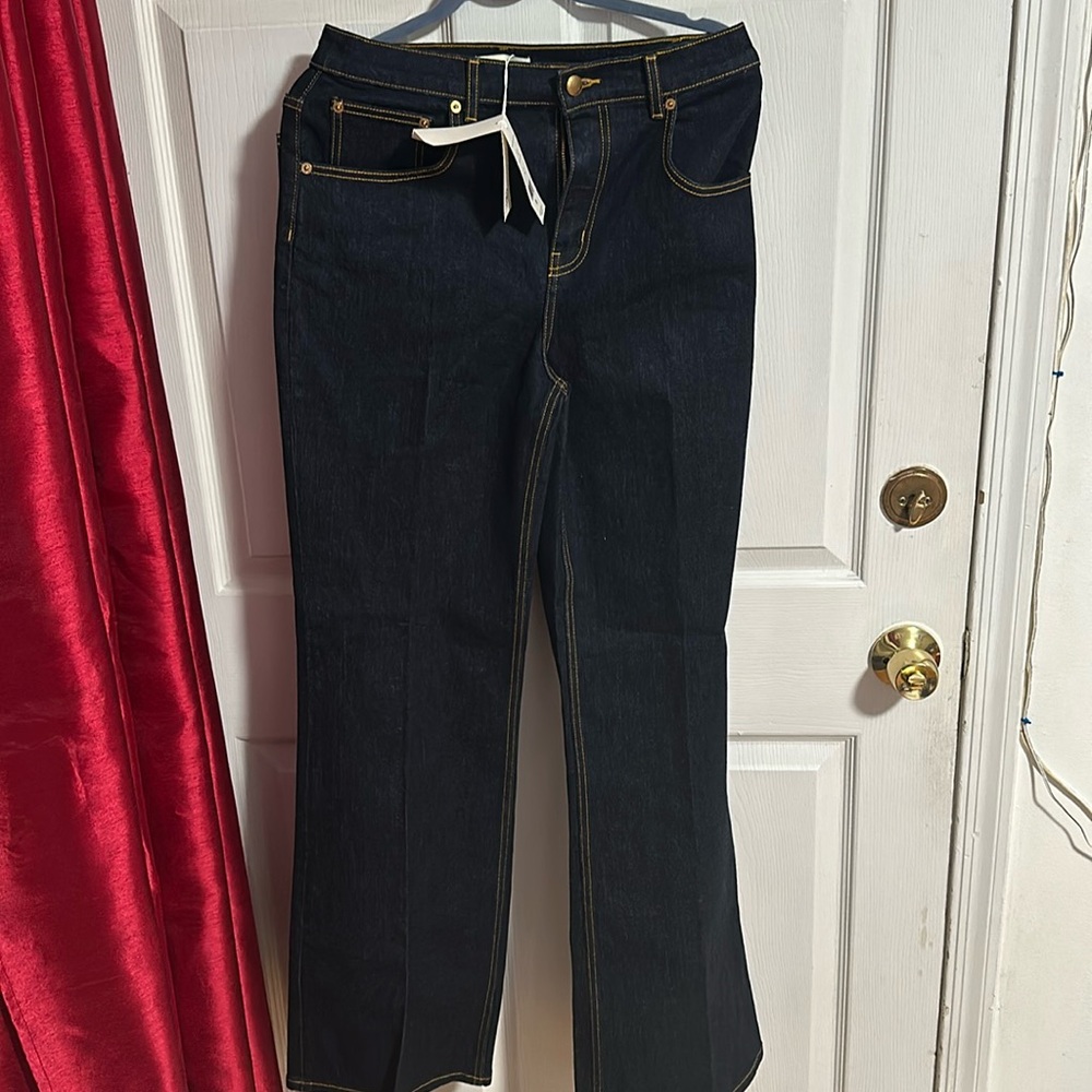 Stretch boot leg jeans